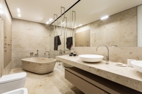 Ванная комната из натурального камня